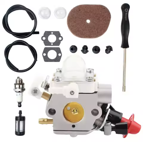C1M-S267A FS40 Carburetor with Air Filter Adjustment Tool for Stihl FS50 FS50C HT56 HT56C KM56 KM56C