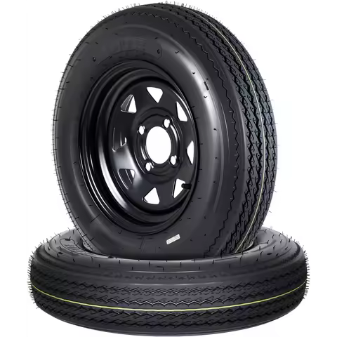 Garvee 2-Pack 5.30-12 5.30x12 Trailer Tires with 12" Rims