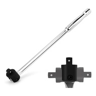 (DQKN) 1/2 Breaker Bar 18-Inch Length Rotating Flex -V Steel Breaker Bar 1/2 Inch Drive