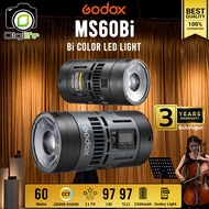 Godox LED MS60Bi 60W Bi-Color 2800K-6500K 3300mAh - รับประกันศูนย์ Godox Thailand 3ปี / Digilife Tha