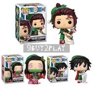 「新貨預訂」Funko pop Demon Slayer Holiday Tanjiro Kamado Nezuko Kamado Giyu Tomioka 鬼滅 鬼滅之刃 竈門炭治郎 竈門禰豆子 竈