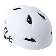 FOX FLIGHT DJ BICYCLE HELMET BMX HELMET WHITE BLACK