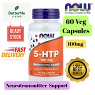 [Ready Stocks] NOW Foods, 5-HTP, 100mg, 60 Veg Capsules
