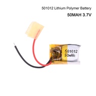 【Pandahuo】 501012 50mah 3.7V Lithium Polymer Rechargeable Battery For i7s i8 i12 I9S Bluetooth Headset MP3 MP4 Toy GPS Smart Watch