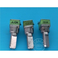 1PCS ALPHA 9011 single potentiometer (B50K with midpoint) A10K C20K bracket handle 20MMF