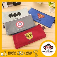 MURMURE.ID | PENCIL CASE PENCIL BOX SUPERHERO TRANSF0RMER SUPERM4N B4TMAN PC022