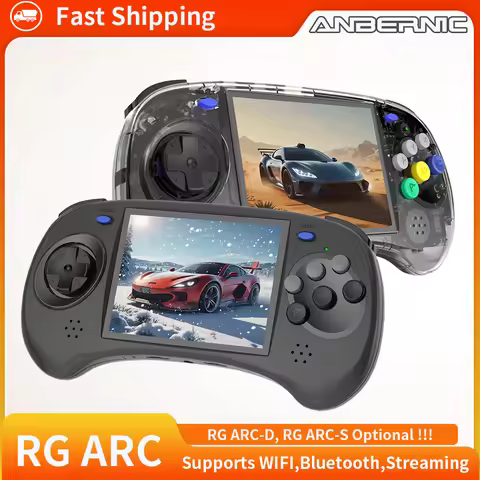 ANBERNIC RG ARC-D RGARC-S Handheld Game Console Six Button Design 4" IPS 4000 Games Support WIFI Onl