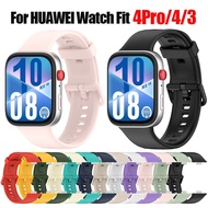 For HUAWEI Watch 4 Pro Replacement Silicone Strap Compatible with HUAWEI Watch Fit 4 / Fit 3