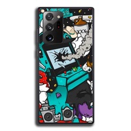 Casing Case Samsung Note 20 10 9 8 7 Ultra Plus FE Lite Doodle Game BO0290