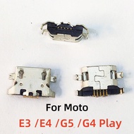 5-100Pcs Micro USB 5pin Charging port Dock Connector For Motorola Moto E3 E4 G5 XT1672 XT1676 G4 Pla