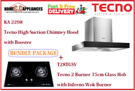 TECNO HOOD AND HOB FOR BUNDLE PACKAGE ( KA 2298 &amp; T 28TGSV ) / FREE EXPRESS DELIVERY