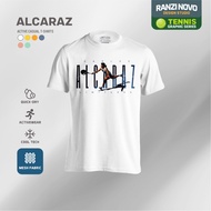 Alcaraz Tennis Shirt - Dry-fit T-Shirt Activewear Sports for Tennis, X-Dry Carlos Jersey TShirt