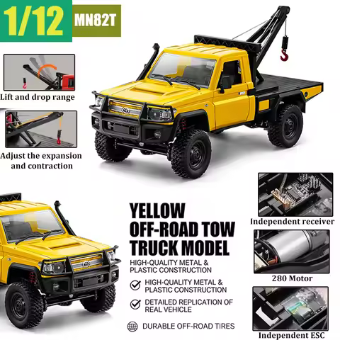 MN82 / MN82PRO / MN82T 1/12 RC Car 4WD Full Scale 2.4G Remote Control Car Off-road Climbing RC Truck