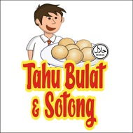 Stiker unik grobak Tahu Bulat Dan sotong ukuran 29x18
