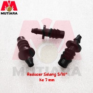 5/16" (8mm) Hose Reducer Connector to 7 mm hose (PE/PU Hose)