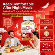 Late Night & Overtime Digestive Support – Apple Cider Vinegar Capsules, 1000 mg ACV