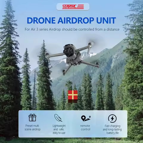 STARTRC Drone Airdrop System for DJI AIR 3 Payload/Delivery/Transport Drop Release Device for DJI AI