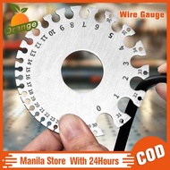 Stainless Steel Wire Gauge 0.3125"-0.007" Round Diameter Gage Tool/Wire Thickness Gauge Welding Gaug