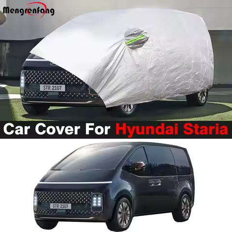 Car Cover Windproof Anti-UV Sun Rain Snow Scratch Resistant Auto Cover For Hyundai Staria 2020-2025