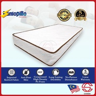 Cassa Dunlopillo United Kingdom (UK) Othorest 5" / 8" Hi Density Rebond Foam Single Queen King Mattr