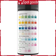 WIN 7in1 Test Strips 50 Pack Swimming Pool Test Strips Testing PH Chlorine Test Kits