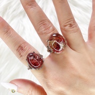 lodolite ring 1 (garden quartz)