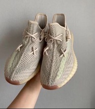 🎉原裝正品adidas originals Yeezy boost 350 v2 ''citrin‘’ 低幫 運動休閒鞋 粉 男女同款