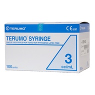 Terumo Syringe (3cc/mL) Luer Slip (100's/box) [ Code : SS+03S ]