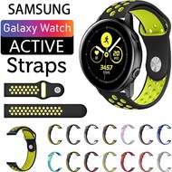 Samsung Galaxy Watch 4 classic Active 2 40mm 44mm Sports Strap Galaxy Watch 46mm 42mm Gear S3 S2 Sport silicone Straps watch band