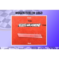 MUGEN ELBLEM LOGO Car Sticker MUGEN Emblem Badge Decal for Honda Mugen Accord Civic Pilot Odyssey City CRZ Spirior AVANC