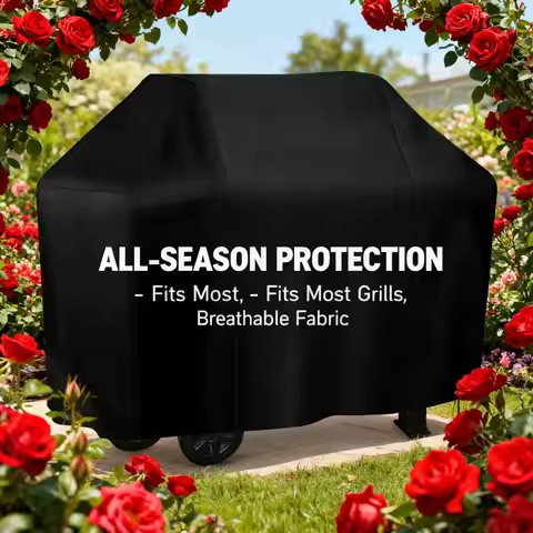 Weber Char-Broil Nexgrill Universal Cover, BBQ Grill Waterproof Protective Cover, Multiple Sizes Com