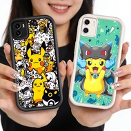 HP O-34 Pikachu Casing Siliconehp for VIVO Y33S Y22s Y01A Y22 Y55 T1 Y15S Y01 Y55S Y33E Y15a 5G