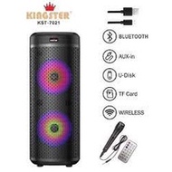 KINGSTER KST-7021 2x8.5" Portable Wireless Speaker P.M.P.O. 3000W