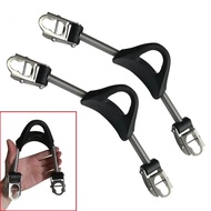 2PCS ดําน้ําสแตนเลสสตีลฤดูใบไม้ผลิ Fin สายรัดสําหรับมาตรฐาน Fins Diver Heel สายรัดเกียร์