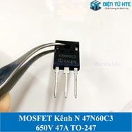 High power N-channel MOSFET 47N60C3 SPW47N60C3 RDSon 0.07 ohm 650V 47A TO-247