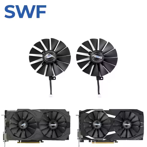 95MM PLD10010S12H Cooling Fan For ASUS STRIX RX 470 580 570 GTX 1050 1070 1080 Ti Gaming Video Card 