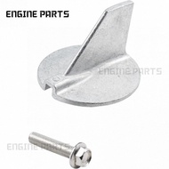 6E5-45371-01 Boat Motor Tab Trim Anode for Yamaha 75H-130HP Outboard Engine 3S0J