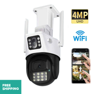 IP PRO 4MP 4G WIFI Dual Lens PTZ IP Security Camera Dual Screens Auto Tracking Outdoor CCTV Esee Clo