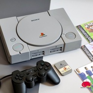 Set Playstation 1 - PS1 แปลงติดชิฟ เล่นแผ่นปั้ม แผ่นไรท์ได้เครื่องโซน JP ( Condition : Good ) ชุดเดี