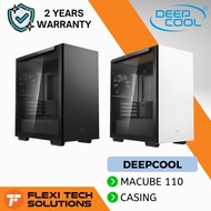 Flexi Tech DEEPCOOL MACUBE 110 Black / White Micro-ATX Casing PC Desktop Case