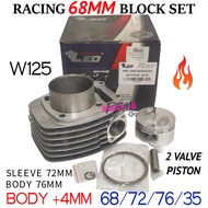 W125 LEO 68MM RACING BLOCK SET WAVE125 (68/72/76/35)