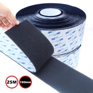 25 Meters 100mm in Width Velcro Tape Self Adhesive Sticky Hook&amp;Loop Tape Fastener Mosquito Net Home Improvement DIY Tools Velcro Straps Tapes