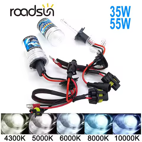35W 55W HID Xenon H7 Headlight Conversion Kit H1 H3 H8 H9 H11 9005 9006 Auto Car Xenon Bulb 3000K 43
