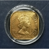 Offer Coin Malaya & British Bornei QEll 1957~1961 1 cent  (Clened) Free Case Seperti Di Gambar