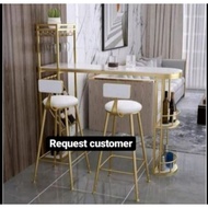 Meja Bar Minimalis elegan - Meja Bar marmer