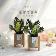 Teacher's Day 3D Greeting Card Monstera Paper Sculpture Ornament Creative Carving Thanksgiving Festi