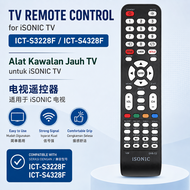Suitable For ISONIC VW_DVB-T2 TV Remote Control Compatible Model: ICT-S3228F / ICT-S4328F