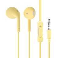 In-Ear หูฟังอินเอียร์ แบบมีสาย กีฬาหูฟังแบบมีสาย Super Bass 3.5 มม. สำหรับเล่นกีฬา ควบคุมสายสนทนา ไมโครโฟนชัด สำหรับ iPhone Huawei SAMSUNG OPPO VIVO Xiaomi Realme