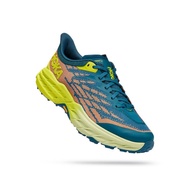 Hoka One One Men Speedgoat 5 Wide Trail Running Shoes-ปะการังสีน้ำเงิน/อีฟนิ่งพริมโรส