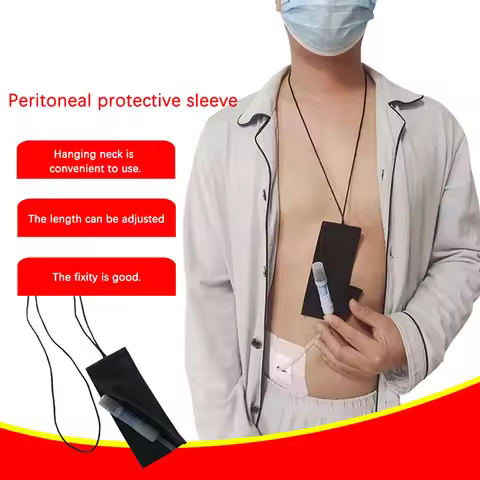 Adjustable Breathable Peritoneal Dialysis Belt Abdominal Waist Belt Protection Home Nursing Drainage